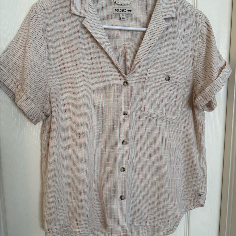 Toad&Co Women's Cream Button Down Shirt